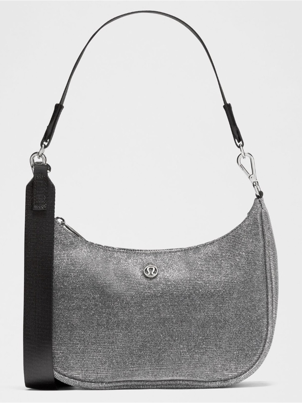 Brand New Lululemon Silver Shimmer Shoulder Bag
